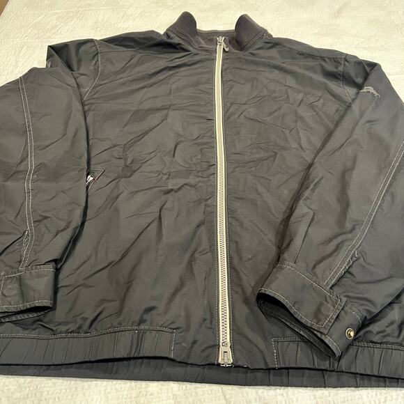 Tommy Bahama black bomber jacket XL men - Picture 4 of 11